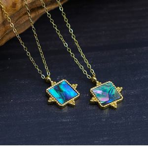 Nuevo Collar de Concha de Abulón de Acero Inoxidable con Acabado Pulido de Alta Calidad, Resistente al Deslustre, Venta al Por Mayor Personalizada - Product Image 2