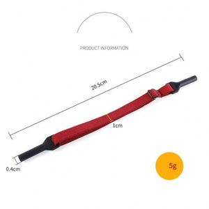 Wholesale <b>Polyester</b> Elastic Solid Pattern Glasses Straps Thickened Sports Anti Slip Eyeglass <b>Lanyard</b> Adjustable 17cm/19.5cm - Product Image 3