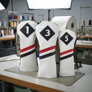 Ensemble <span class=keywords><strong>de</strong></span> housses <span class=keywords><strong>de</strong></span> club <span class=keywords><strong>de</strong></span> <span class=keywords><strong>golf</strong></span> en cuir PU avec logo personnalisé, housses <span class=keywords><strong>de</strong></span> tête <span class=keywords><strong>de</strong></span> club <span class=keywords><strong>de</strong></span> <span class=keywords><strong>golf</strong></span> personnalisées, OEM - Product Image 1