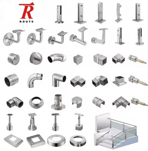 EXCELLENT Best Price 304 316 Stainless Steel Railing Accessories/pipe Connector/slotted Tube/handrail Bracket