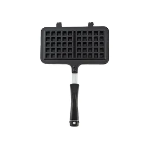 Non-stick Fried Egg Cake 22*12cm CUTE Cast Aluminium Small Waffle Maker