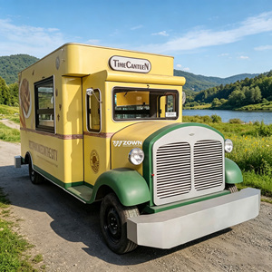 Camion de restauration électrique certifié CE, design moderne, pour la vente de café, de burgers, de frites et de glaces en ambulant - Product Image 3