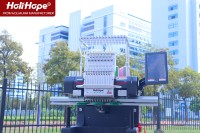 Machine à broder HoliHope à tête unique, grande surface 400x500mm, pour casquettes et t-shirts, avec télécommande sans fil
