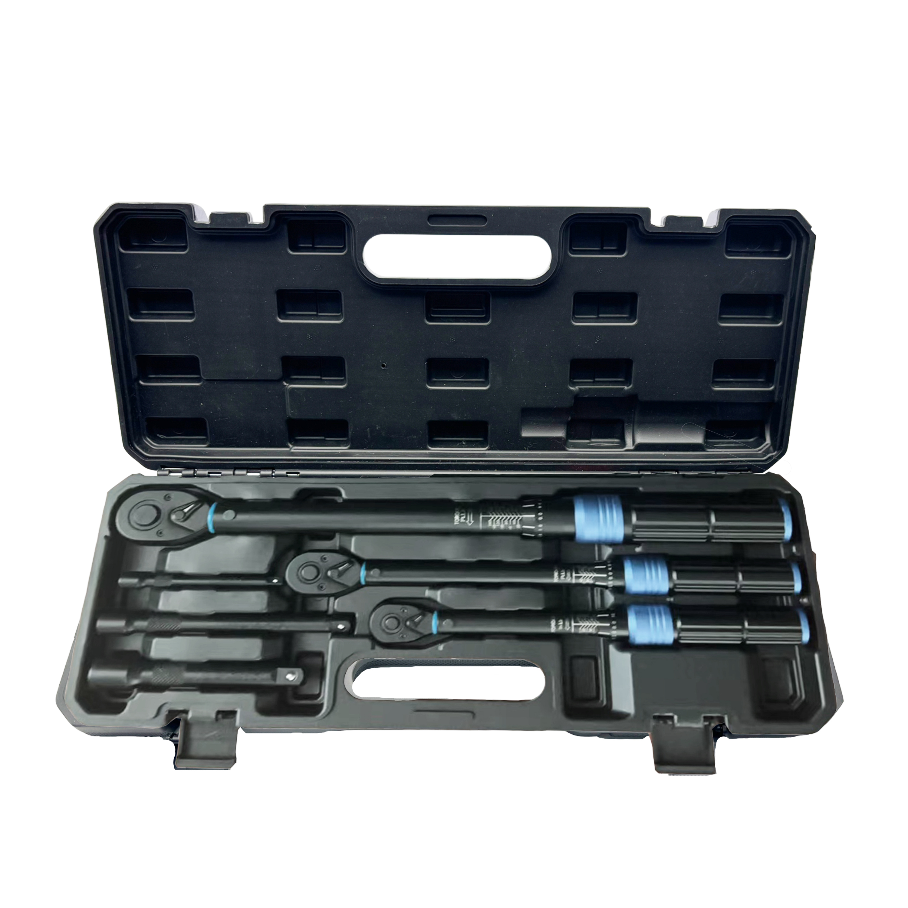 3Pcs 1/4 3/8 1/2-inch Drive Dual-Direction Adjustable 72 Tooth