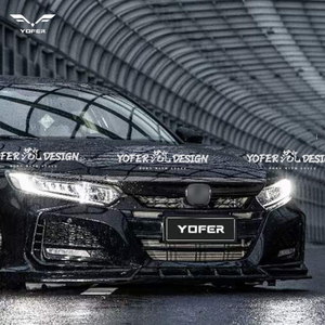 Aggiornamento diretto in fabbrica 3 <span class=keywords><strong>pezzi</strong></span> paraurti parti auto kit corpo universale labbro paraurti anteriore per <span class=keywords><strong>honda</strong></span> Accord2018 + - Product Image 6