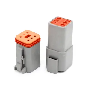 22-16awg Dt Serie 2 Pin Tot 3 4 5 6 8 12 Pin Waterdichte Mannelijke Vrouwelijke Deutsch Connector