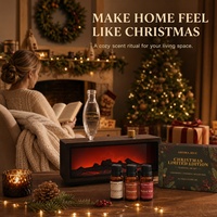 Diffuseur d'huiles essentielles en bois massif sans eau, machine d'aromathérapie à nébulisation d'huiles pures pour la maison, le bureau et le spa