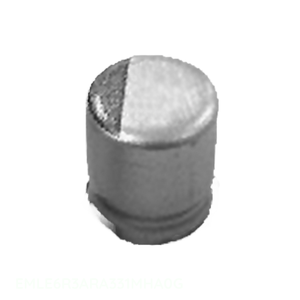 Condensateur SMD à montage en surface 330 µF 20 % 6,3 V ALUM 330UF EMLE6R3ARA331MHA0G du fabricant Channel 330 - Product Image 1
