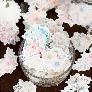 20 pezzi adesivi All <span class=keywords><strong>over</strong></span> the Mountain Series Ins Flower Hand Account adesivi decorazione materiale fai da te 6 modelli - Product Image 2