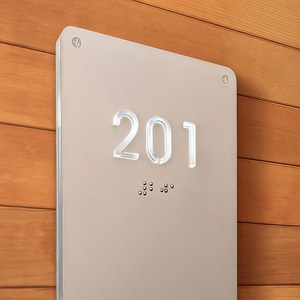 Señal de salida de emergencia con símbolo braille - Product Image 4