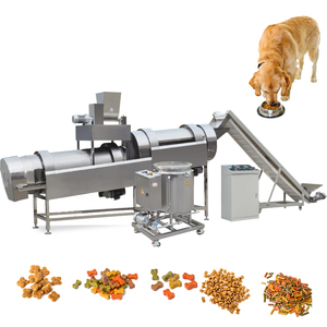 Extrusora Automática de Alimento para Perros con Control PLC, Extrusora de Doble Tornillo, Motor de Acero Inoxidable 304, Alta Capacidad 300kg/h, Alimento Seco para Mascotas - Product Image 6