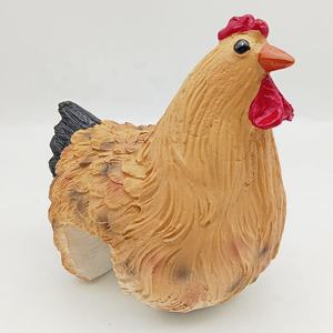 Jardín resina valla gallina Clip escalera gallina estatua gallina arte al aire libre corralito pollo Gnomo ornamento artesanía Decoración - Product Image 2