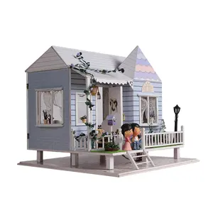 Nouvelle conception de jeu d'imitation, ensemble de jouets, camionnette d'aventure, <span class=keywords><strong>maison</strong></span> de poupée en bois, meubles en option, 6 ensembles pour enfants - Product Image 1