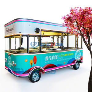 Trailer Truk Makanan Cepat Saji Baru Dilengkapi Peralatan Stainless Steel, Dapur Bergerak untuk Jajanan, Gerobak Makanan Hotdog, Permen, Keripik, dan Makanan Cepat Saji - Product Image 5