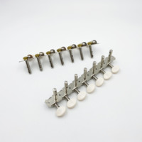 Professional Manufacturer 4 Unit Double Hole Small Round Head Steel Pillar 8 String Mandolin Tuning Pegs