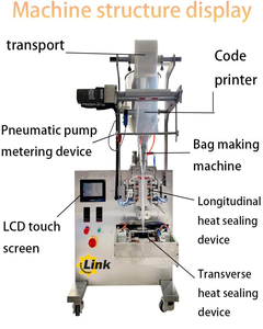 Hiệu quả tự động nhựa máy đóng gói túi cho Chilli nước sốt kem POPSICLES cho thực phẩm niêm phong và gói - Product Image 2