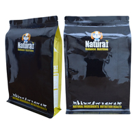 LT Emballage debout refermable 100g 250g 500g 1kg Pochettes en aluminium à fermeture éclair Pe Nourriture pour chiens Bopp Sacs en plastique à fond plat
