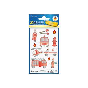 AVERY Zweckform KID Papier Pegatina 57388 begl Rot 1Bg - Product Image 1