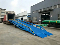 Rampe de chargement mobile hydraulique pour conteneurs, chariots élévateurs, chargement et déchargement de marchandises