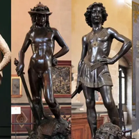 Ornement Esculturas Métal Extérieur Personnalisé Taille Réelle Cuivre Figurine De Jardinage Grande Sculpture Grec Bronze Statue De David