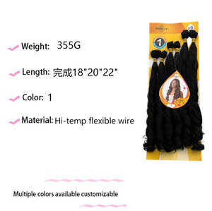 BELEZA 2 #   Eliza, Oferta Especial, Cabello Sintético para Trenzas, 240g, Rizado, Suave, Resistente al Calor, Duradero, Fácil de Instalar - Product Image 2