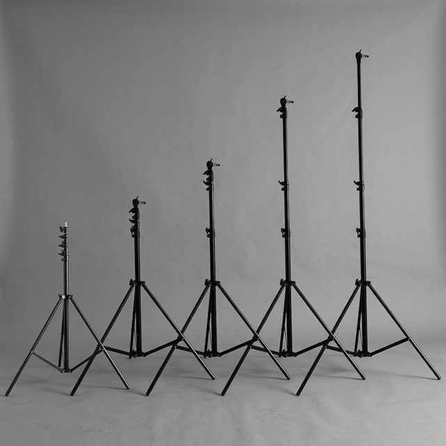 3.8M Heavy Duty Professional Photography Tripod Light Stand Air Cushioned Legs Portable Folding Design Video Camera Mobile Phone