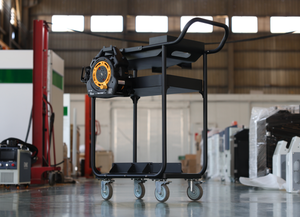 DMK 200w 300w 500W macchina di pulizia Laser a impulsi raffreddata ad aria con configurazione Rack per un comodo servizio di pulizia - Product Image 3
