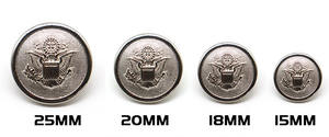 Women Coat Sewing <b>Button</b> Wholesale Embossed round Shank Novelty Design 15mm-25mm Zinc Alloy Metal Type - Product Image 6