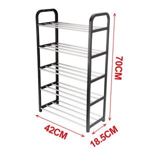 * เต้าเสียบ * ชั้นวางรองเท้าพลาสติกมี5ชั้น42x18.5x70ซม. ชั้นวางรองเท้า-บ้าน & สวน/ของใช้ในครัวเรือน - Product Image 4