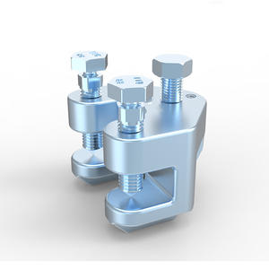 C-clamp yang diproduksi dari pabrik untuk sinar baja dengan konektor Girder baja bersertifikat dan penjepit dukungan pipa - Product Image 2