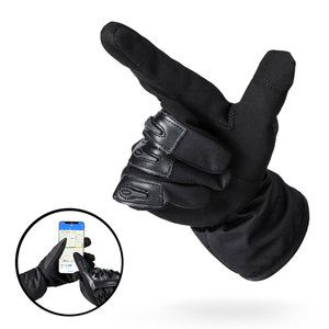 Guantes de Motocicleta de Cuero Transpirables para Uso en Exteriores, MOQ Bajo, Más Vendidos, Talla Personalizada, Impermeables, para Carreras - Product Image 3