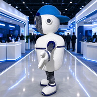 Fabricant de costumes de mascotte robot de dessin animé personnalisés pour adultes, tenue de mascotte en peluche 3D pour la promotion de la marque et la publicité