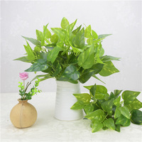 Support en mousse florale plastique à 7 branches pour feuilles de Pothos et Monstera, plantes artificielles, verdure en pot, décoration murale et aménagement paysager