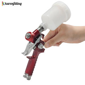 ปืนพ่นสีแรงดันสูงอุตสาหกรรม N-01 หัวฉีด 0.8 มม. ถ้วย 125 มล. ใช้งานด้วยมือ สำหรับพ่นสีรถยนต์และเฟอร์นิเจอร์ - Product Image 6