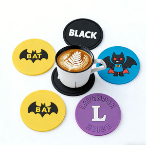 Posavasos de Goma con Aislamiento Térmico y Diseño de <span class=keywords><strong>Batman</strong></span>, Personalizables con Logotipo, para Regalos Promocionales - Product Image 1