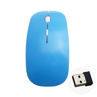 Souris sans fil personnalisée avec logo, rechargeable, silencieuse, mince, 2.4G, portable, optique, pour bureau, avec USB