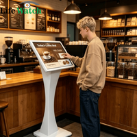 Kiosco de Señalización Digital LCD Interactivo Ultra Delgado de 22 y 24 Pulgadas para Interiores, para Centros Comerciales y Tiendas Minoristas