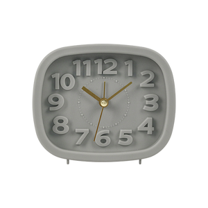 Bedside <strong>Clock</strong> square Portable Battery Driven Quiet Quartz Mini Desktop <strong>Alarm</strong> <strong>Clock</strong> with Lighting and Snooze Function - Product Image 1