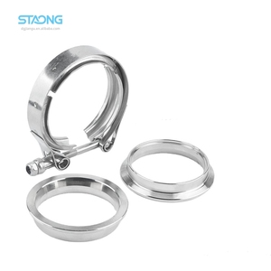Colliers de serrage <span class=keywords><strong>V</strong></span>-<span class=keywords><strong>Band</strong></span> 2,5 pouces (63 mm) à dégagement rapide pour turbocompresseur avec brides plates standard - Product Image 1