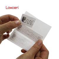 Étiquettes RFID longue portée personnalisées pour usine, 70x14mm, étiquette/autocollant RFID UHF passif avec contenu imprimé et codage