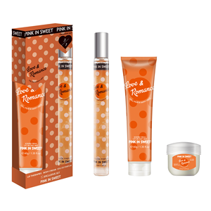 Set de Cuidado de la Piel para Mujer, Marca Original, <span class=keywords><strong>PINK</strong></span> SWEET, Perfume Floral, Terapias Labiales, Crema Corporal, Eau de Parfum, Exclusivo, Tres Piezas, 35ml - Product Image 3