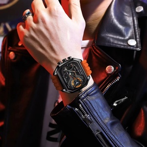 Business Men's <b>Watch</b> Chronograph Date Silicone Strap Quartz Man <b>Watch</b> Waterproof Luminous Fashion <b>Watches</b> for Men Reloj - Product Image 2