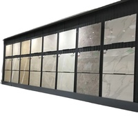 Hall d'exposition Quartz Pierre Marbre Mosaïque Tapis Sol Carrelage de Céramique Mur Échantillon Présentoir Rack Titulaire