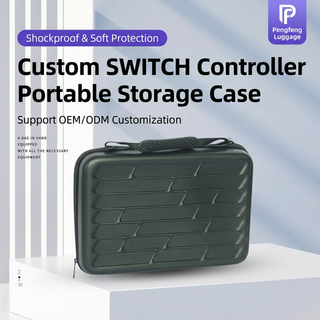 EVA Hard Shell Switch Controller Portable Storage Case Large Capacity Shockproof Soft Protection OEM ODM Custom Logo Factory