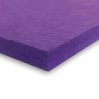 Panneau acoustique PET 24 mm, feutre haute densité, panneau absorbant le son pour murs et plafonds, double face lisse, écologique