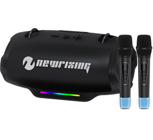 Altavoz Inalámbrico Portátil con Bluetooth NR-8833, <span class=keywords><strong>Karaoke</strong></span> para Cine en Casa y Uso con Computadora, Buenos Bajos con Micrófono - Product Image 3