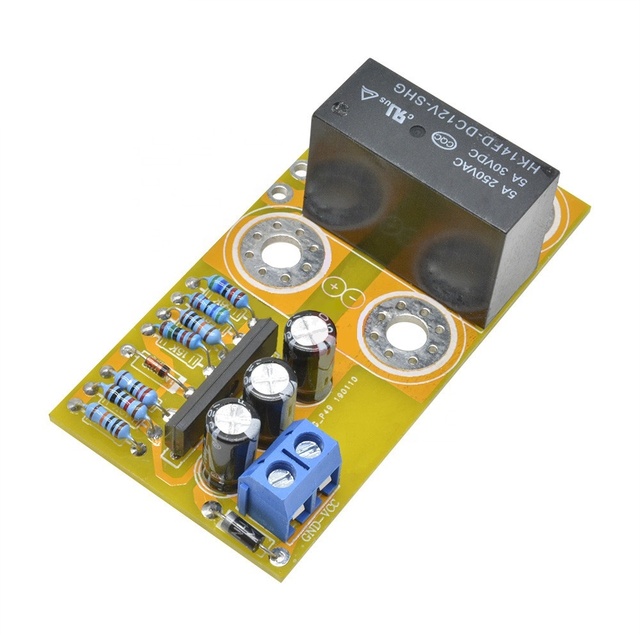 2 Channel UPC1237 Speaker Protection Circuit Board Module AC 12V-16V Protective Module With Time Delay Relay for Amplifier