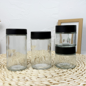 30ml 60ml 90mL 120ml 180ml 240ml 480ML Frascos de vidrio redondos rectos resistentes a prueba de niños con tapas CR - Product Image 2