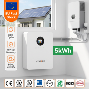 Batería LiFePO4 de 5KWH, 10KWH, 16KWH, Batería de Litio de 16KWH, Batería Solar, Inversores Solares, Sistema Solar Híbrido de 48V - Product Image 1