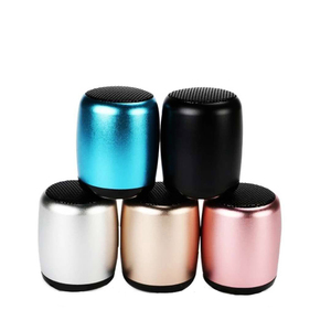 Mini <span class=keywords><strong>música</strong></span> Bluetooths4.2 altavoz inteligente de Metal de aluminio altavoz portátil Multimedia azulejos altavoz - Product Image 1